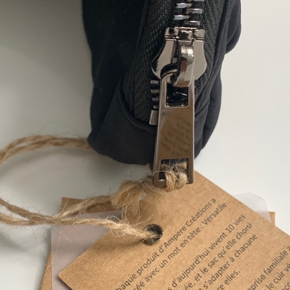 NWT Ampere Creations Black Fanny Pack Bum Bag - Picture 3 of 9